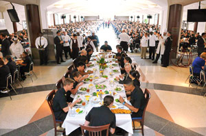 海軍士官学校の食堂
