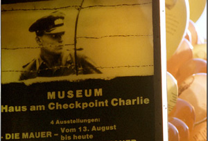 チェックポイントチャーリーに関する博物館の展示