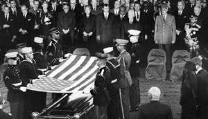 ケネディ大統領の葬儀に参列する世界各国の要人