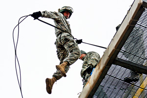Tower leap training