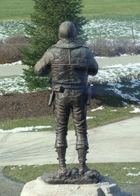 パットン将軍の銅像