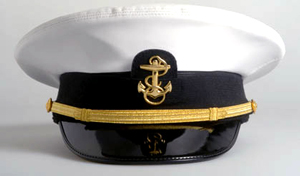 アナポリス海軍士官学校の候補生の制帽