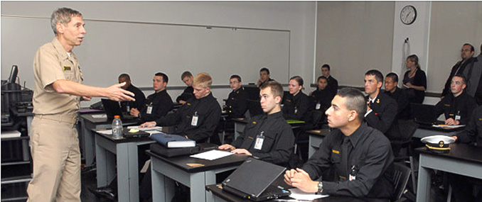 アメリカ海軍兵学校の数学の授業